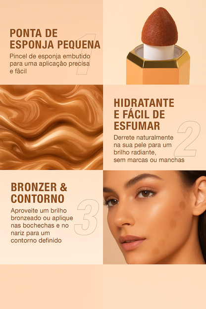 Contorno Líquido Três Cores.