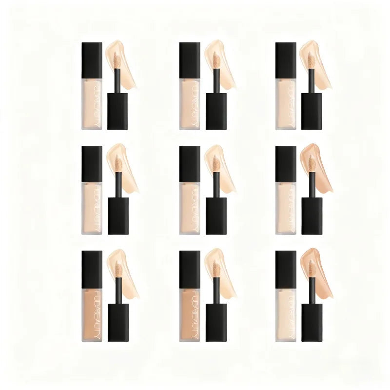 Huda Cosmetics – Base Líquida de Alta Cobertura e Longa Duração.