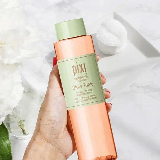 [Pixi] Série Skintreats – Glow, Retinol e Collagen Tonic + Blush Stick 4 Cores