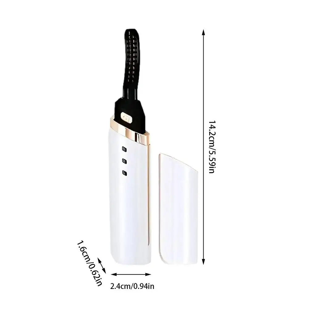 Modelador de Cílios Elétrico USB, Aquece em 10 Segundos.