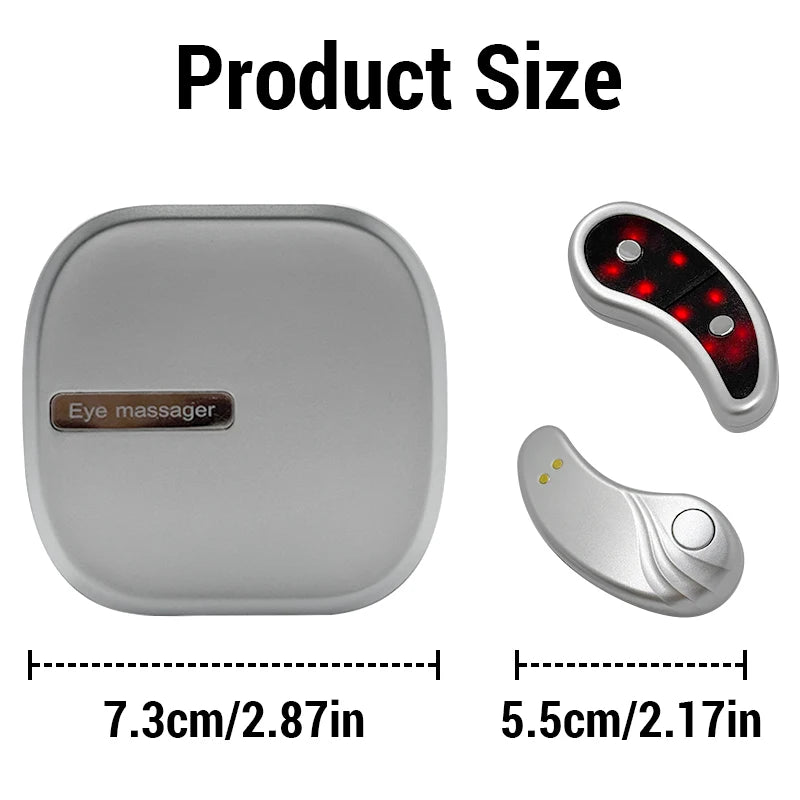 Eye Care Pro: microcorrente + luz vermelha para olheiras e rugas.