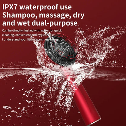 Escova Capilar para Crescimento do Cabelo, Aplicador de Óleo Líquido e Anti-Queda.